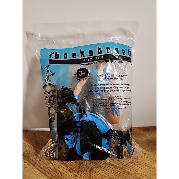NIP Backstreet Boys Project Brian As Top Speed 2000 Burger King Figure Toy New - Picture 1 of 5
